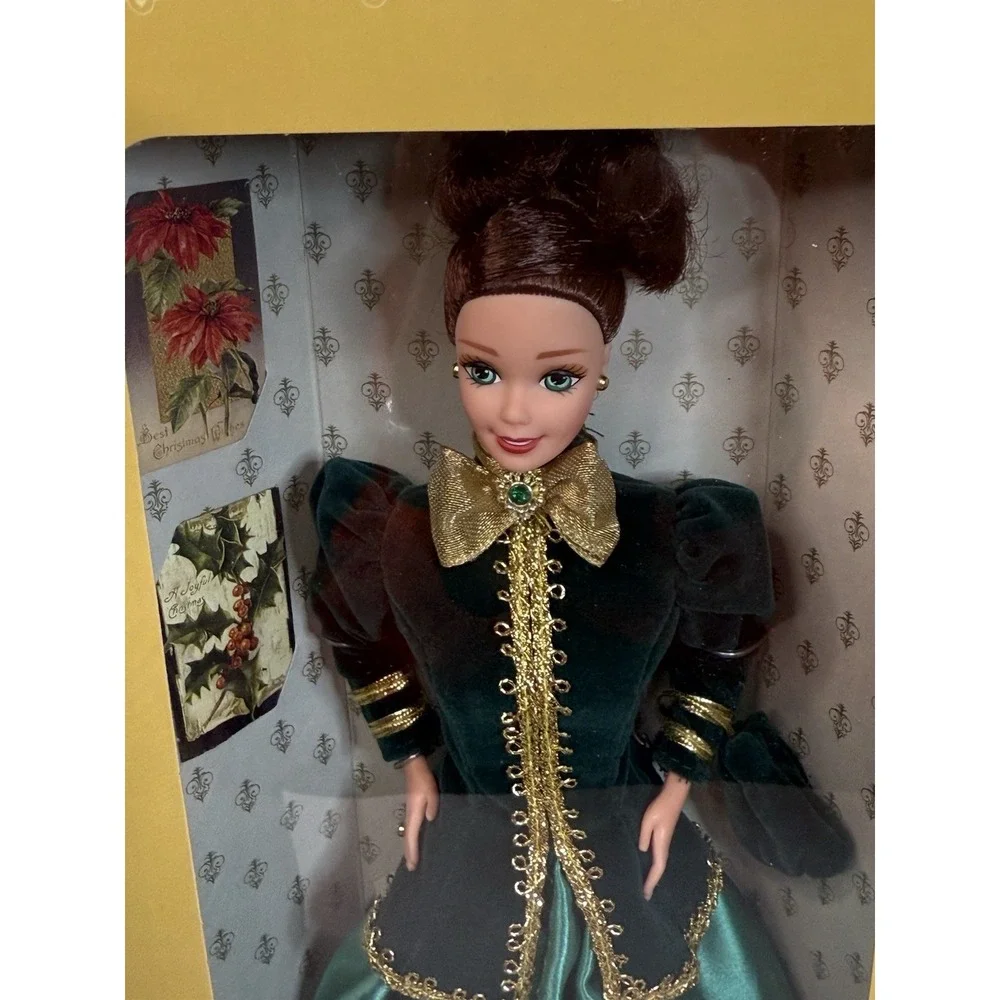 Hallmark Yuletide Romance Barbie Doll 1996 Mattel Vintage Never Removed From Box
